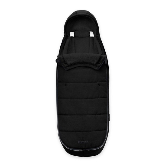 Теплый конверт в коляску Cybex Footmuff Gold Black - 1